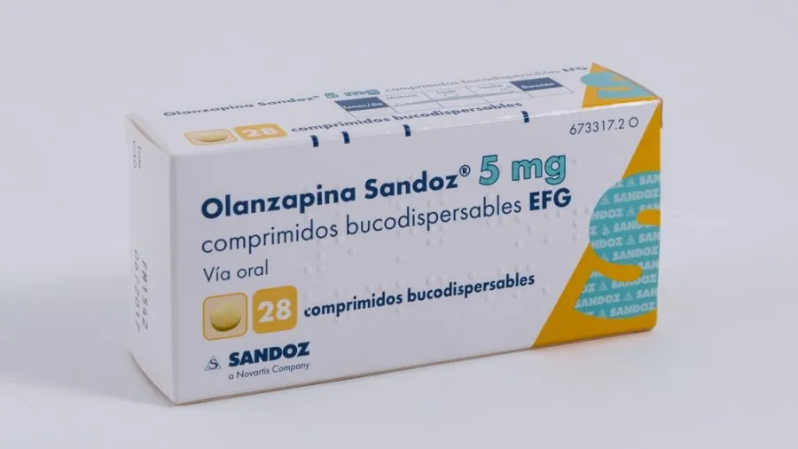 OLANZAPINA MABO 5 mg COMPRIMIDOS BUCODISPERSABLES EFG COMPRIMIDO BUCODISPERSABLE