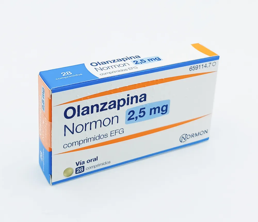 Olanzapine Normon 2.5 mg tablets EFG tablets