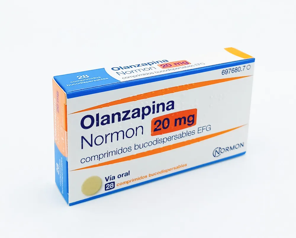 Olanzapine Normon 20 mg orodispersible tablets EFG tablets, buccodispersable