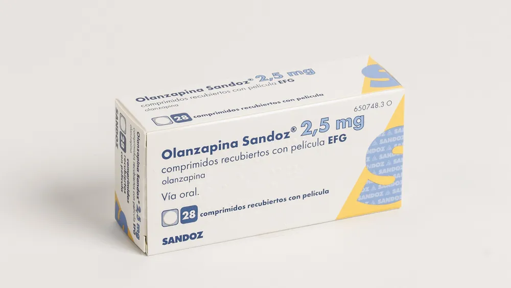 Olanzapine Sandoz 2.5 mg film-coated tablets EFG tablets, film-coated