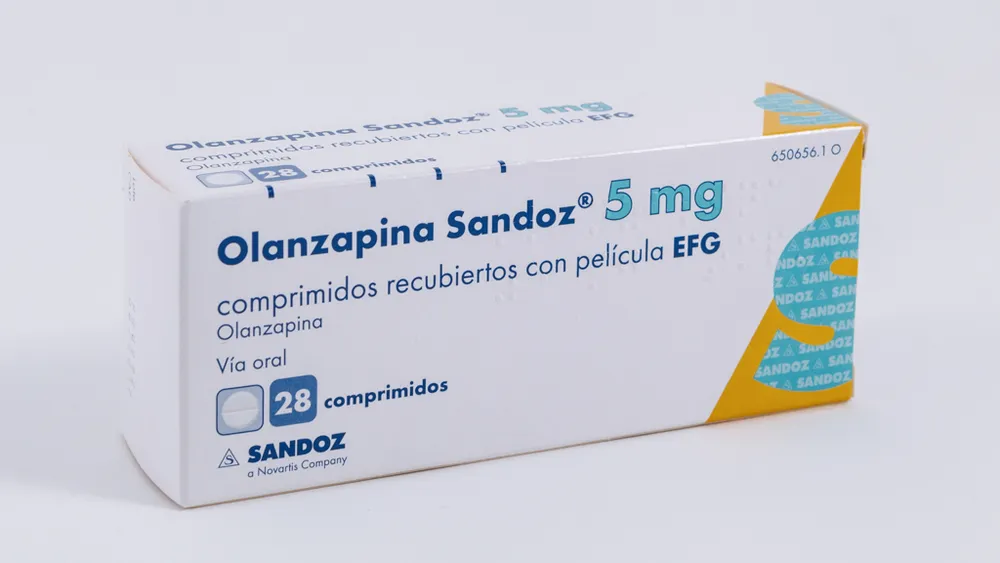 OLANZAPINA SANDOZ 5 mg COMPRIMIDOS RECUBIERTOS CON PELICULA EFG COMPRIMIDO RECUBIERTO CON PELÍCULA