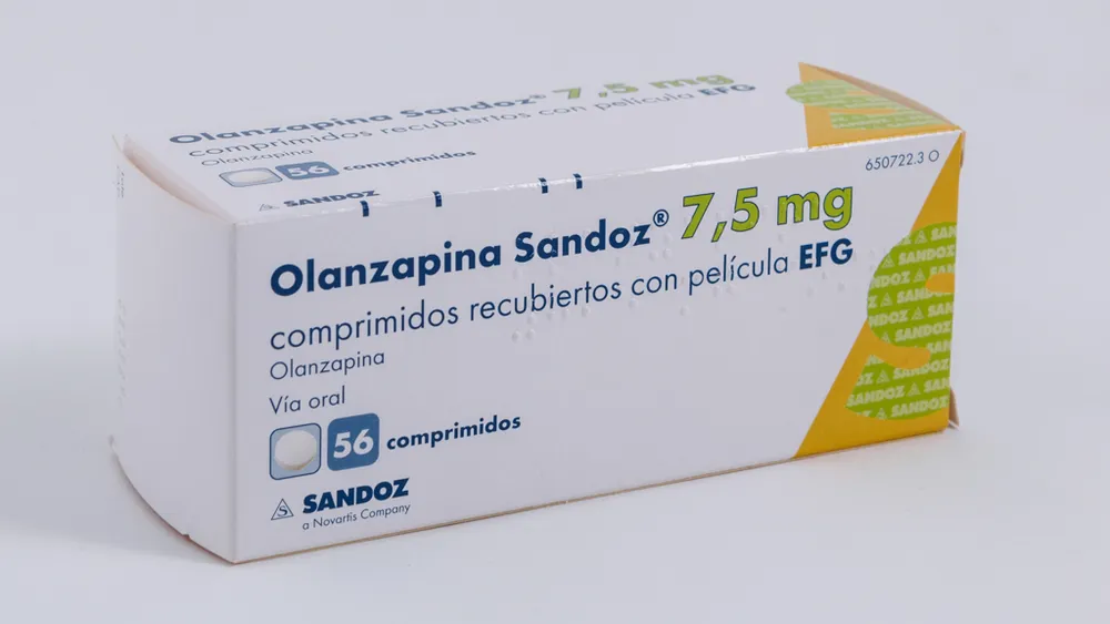 Olanzapina Sandoz 7,5 mg compresse rivestite con film EFG compresse, rivestite con film