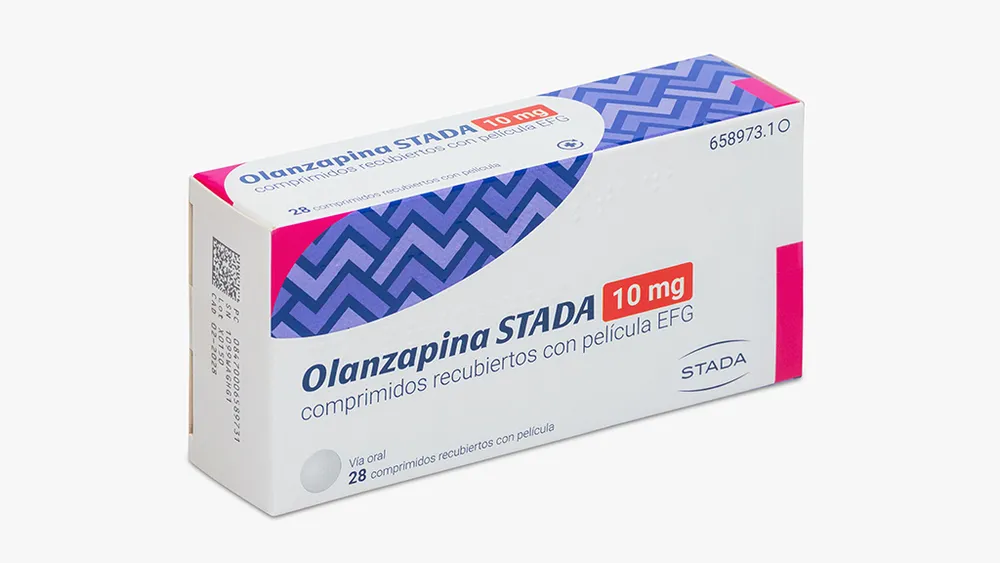 Olanzapina Stada 10 mg compresse rivestite con film EFG compresse, rivestite con film