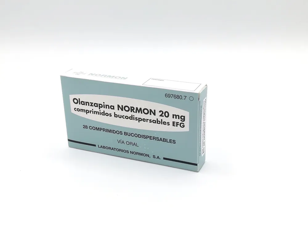 Olanzapine Teva 20 mg orodispersible tablets EFG tablets, buccodispersable