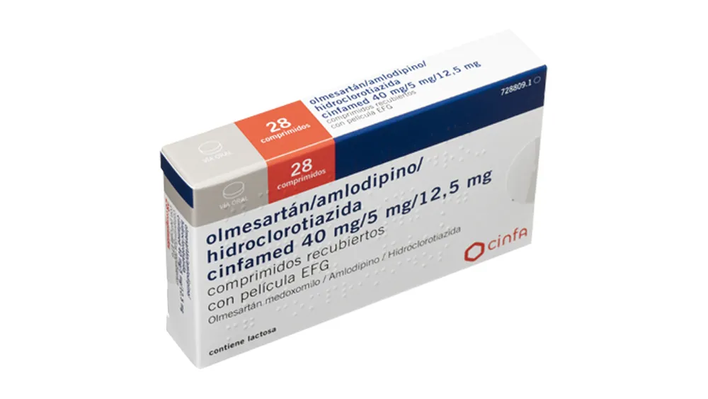 Olmesartan/amlodipino/idroclorotiazide Alter 40 mg/5 mg/12,5 mg compresse rivestite con film EFG compresse, rivestite con film