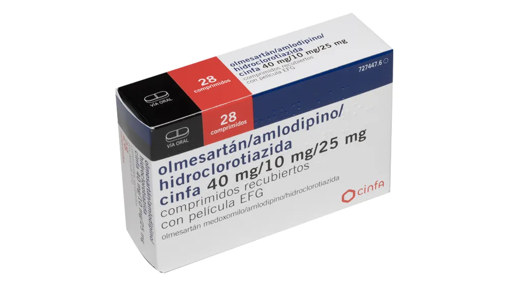 Olmesartan/amlodipine/hydrochlorothiazide Combix 40 mg/10 mg/25 mg film-coated tablets EFG tablets, film-coated
