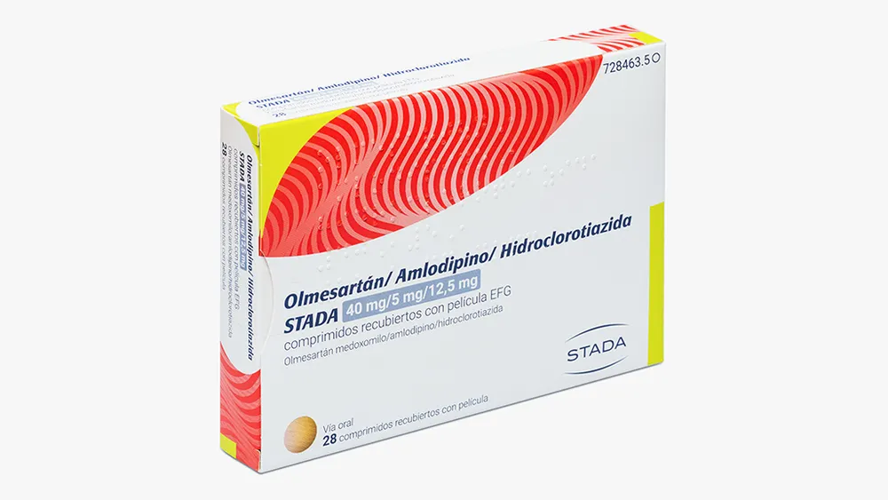 Olmesartan/amlodipine/hydrochlorothiazide Stada 40 mg/5 mg/12.5 mg film-coated tablets EFG tablets, film-coated