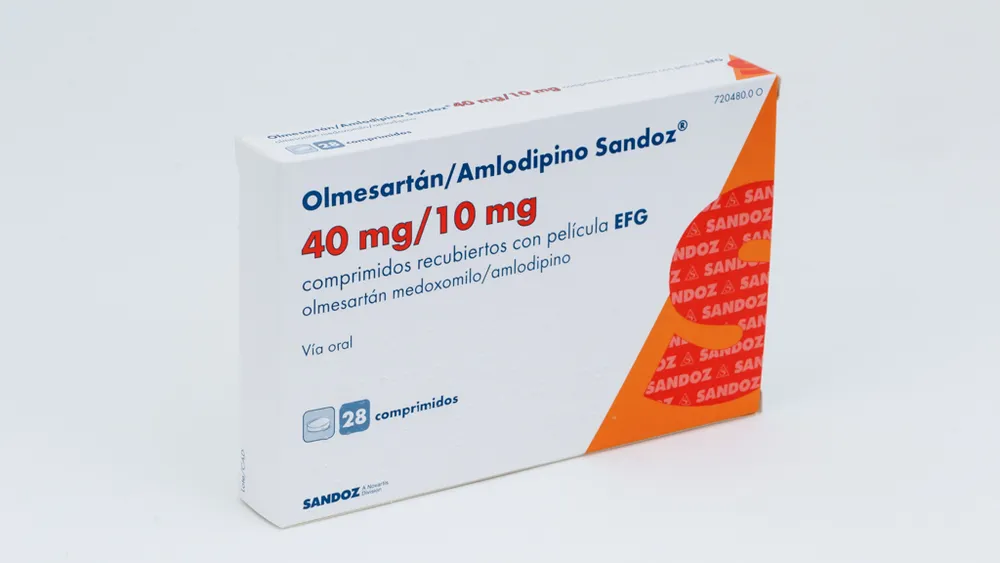 Olmesartan/amlodipine TAD 40 mg/10 mg film-coated tablets EFG tablets, film-coated