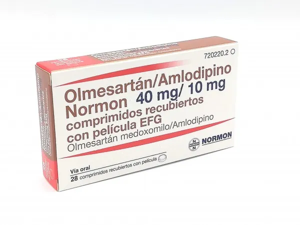 Olmesartan/amlodipino Viatris 40 mg/10 mg compresse rivestite con film EFG compresse, rivestite con film