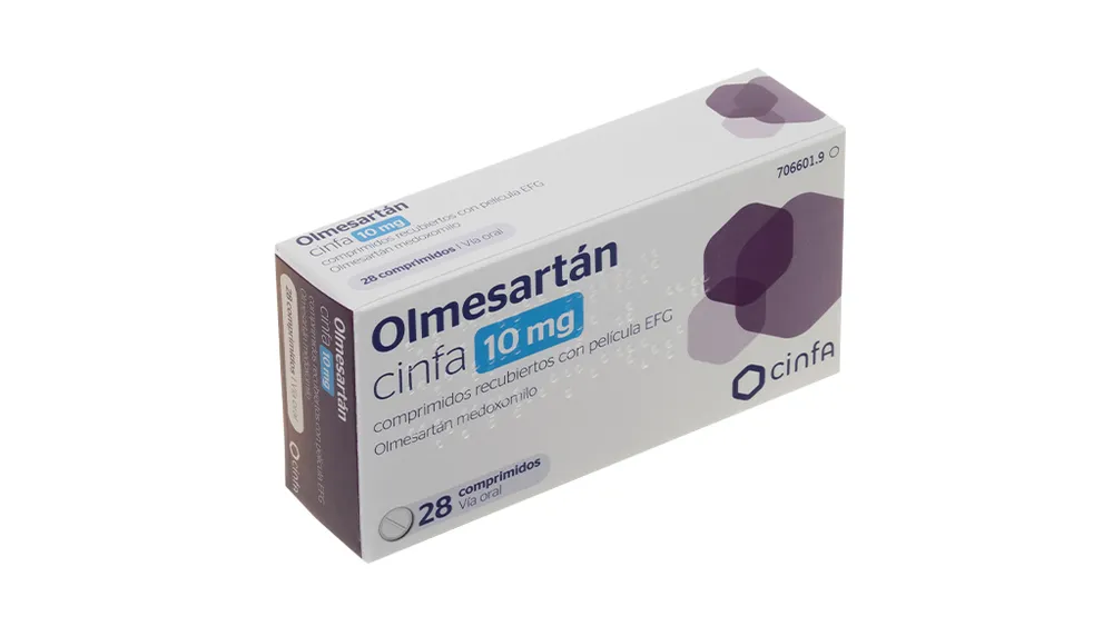 Olmesartan Cinfa 10 mg compresse rivestite con film EFG compresse, rivestite con film