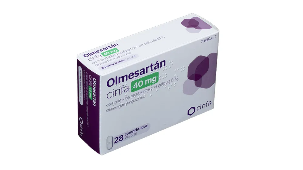 Olmesartan Cinfa 40 mg compresse rivestite con film EFG compresse, rivestite con film