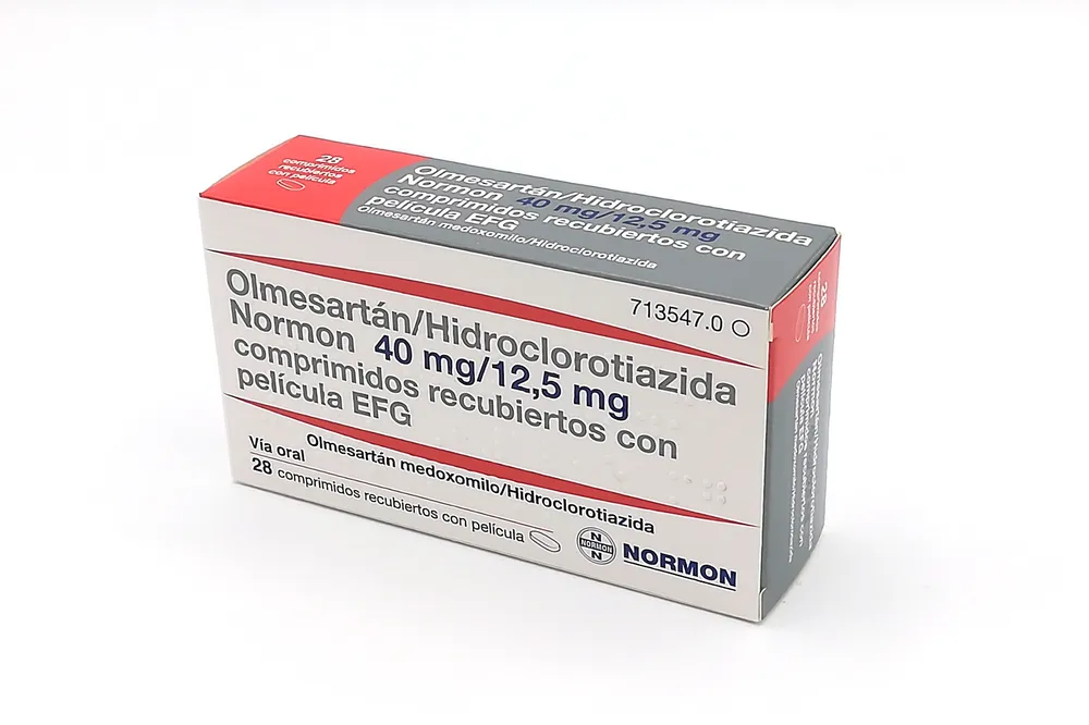 Olmesartan/idroclorotiazide Normon 40 mg/12,5 mg compresse rivestite con film EFG compresse, rivestite con film