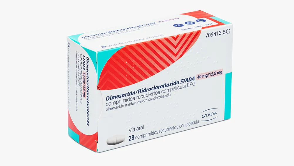 Olmesartan/hydrochlorothiazide Stada 40 mg/12.5 mg film-coated tablets EFG tablets, film-coated