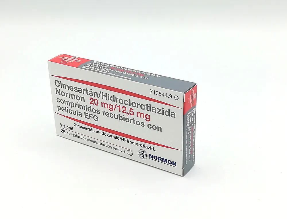 Olmesartan/idroclorotiazide Teva 20 mg/12,5 mg compresse rivestite con film EFG compresse, rivestite con film
