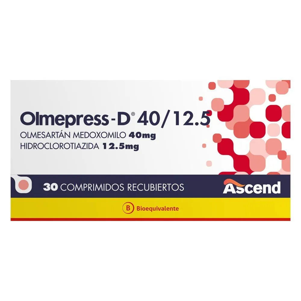 Olmesartan/idroclorotiazide Viatris 40 mg/12,5 mg compresse rivestite con film EFG compresse, rivestite con film