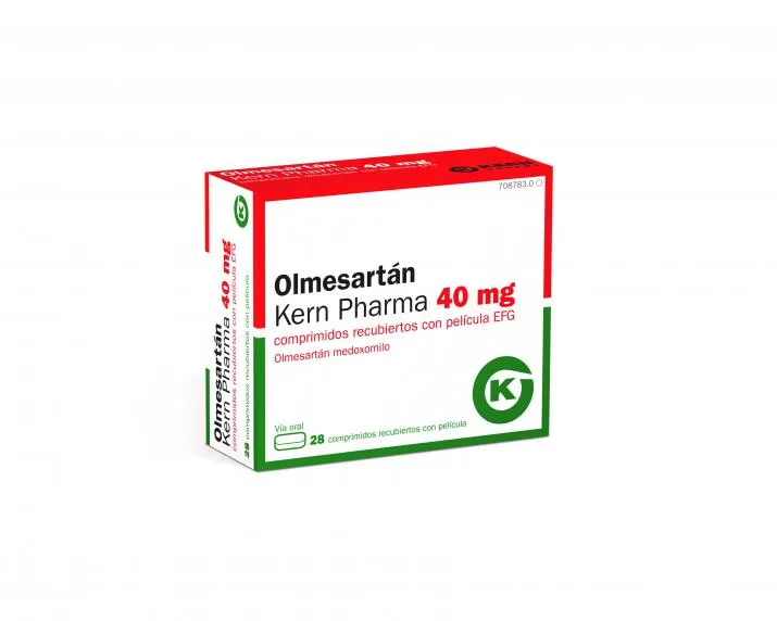 Olmesartan Kern Pharma 40 mg film-coated tablets EFG tablets, film-coated