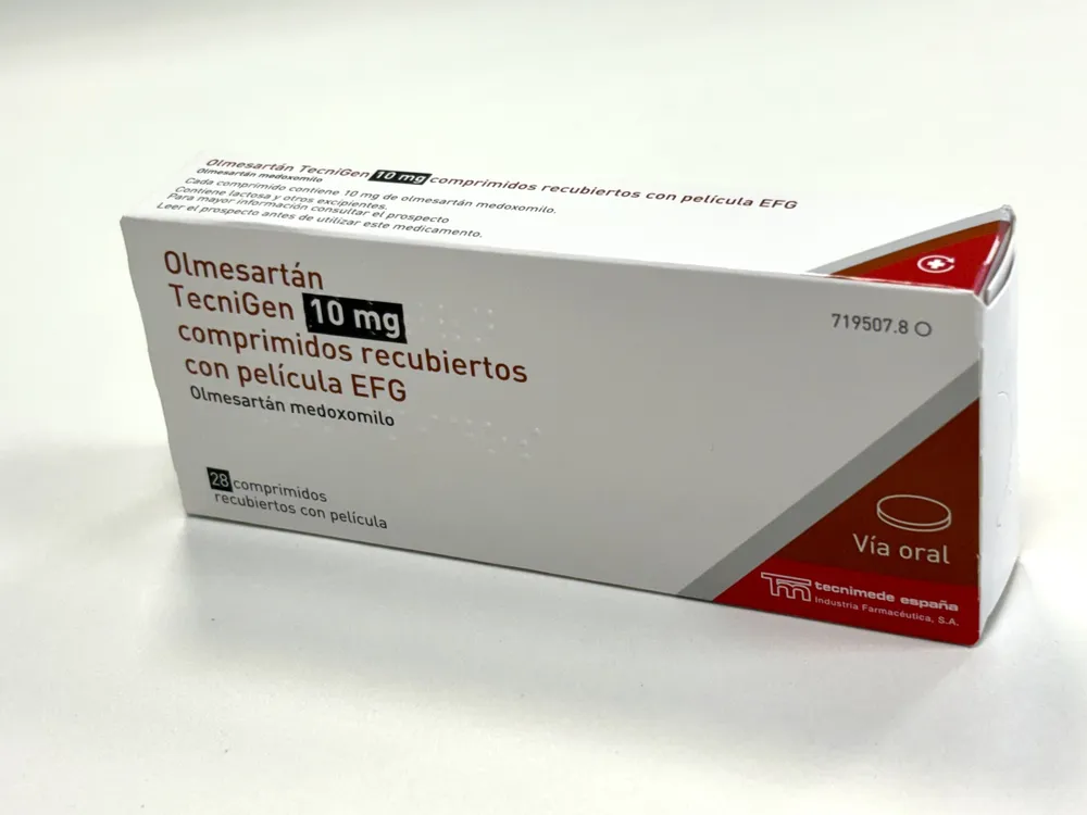 Olmesartan Tecnigen 10 mg compresse rivestite con film EFG compresse, rivestite con film