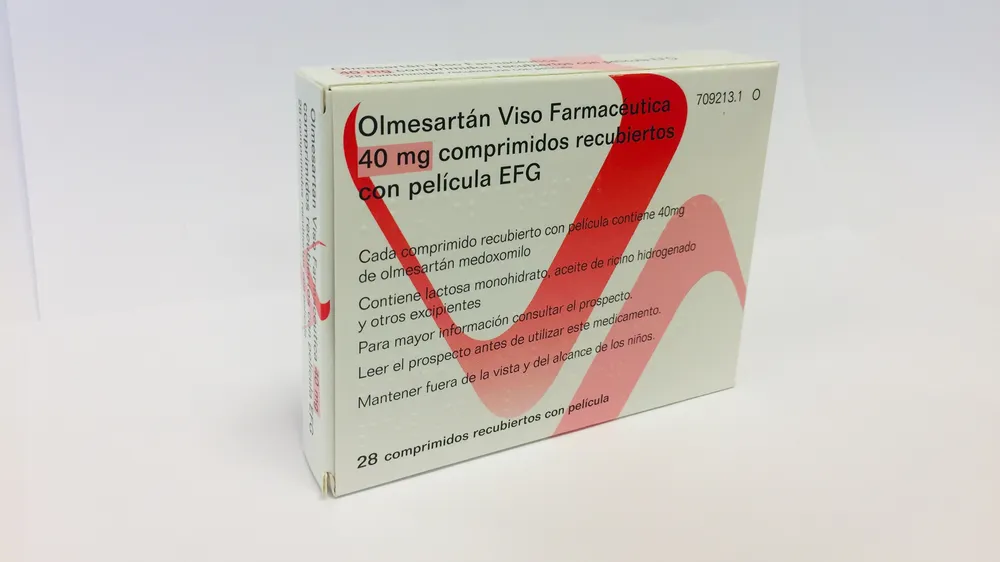 Olmesartan Viso Farmacéutica 40 mg film-coated tablets EFG tablets, film-coated