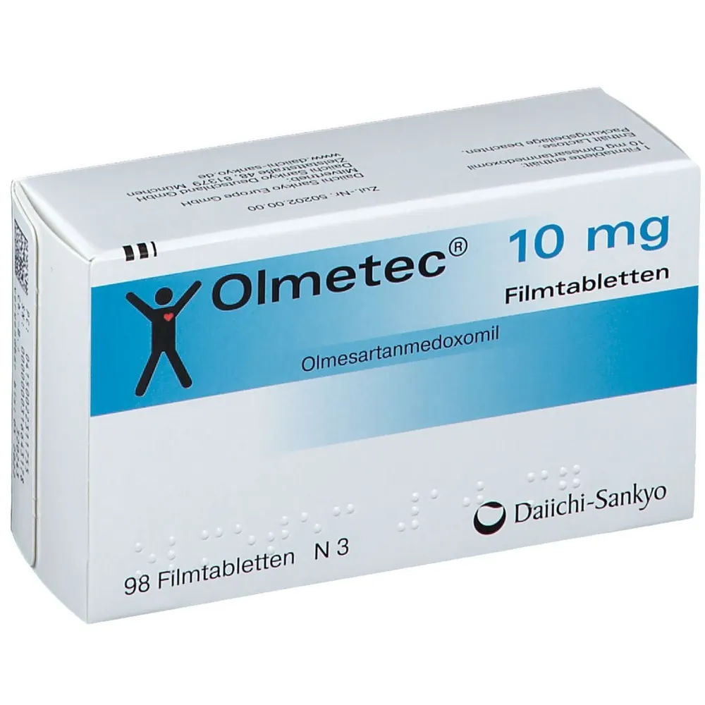 Olmetec 10 mg film-coated tablets tablets, film-coated