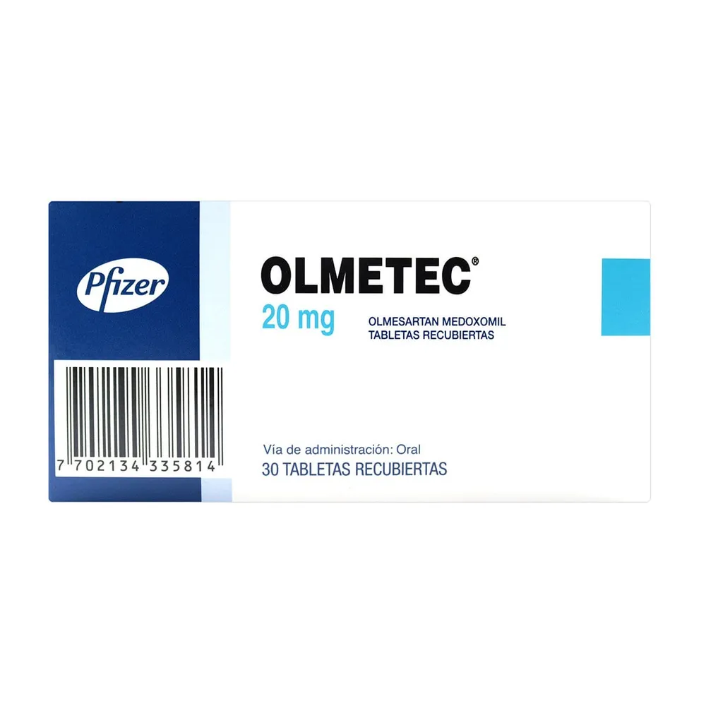 Olmetec 20 mg film-coated tablets tablets, film-coated