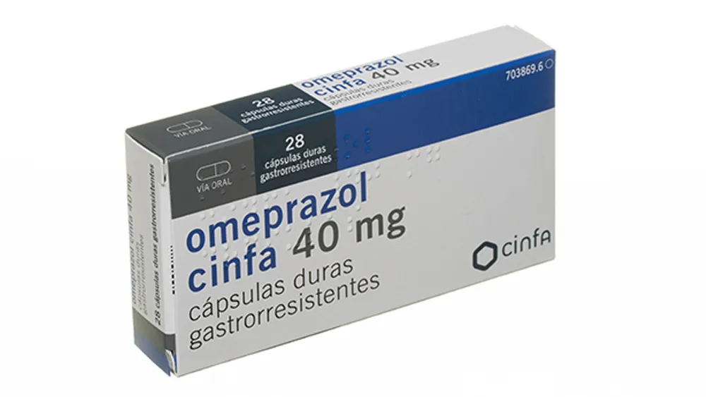 Omeprazole Davur 40 mg gastro-resistant hard capsules capsules, hard, enteric-coated