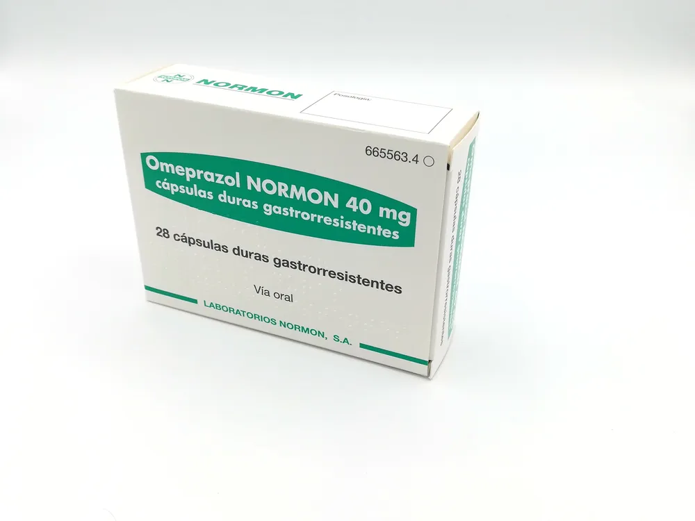 Omeprazolo Normon 40 mg capsule rigide gastroresistenti capsula, dura gastrorresistente