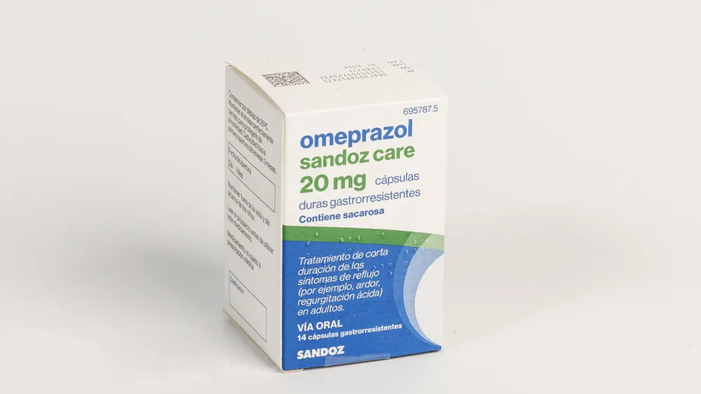 Omeprazolo Sandoz Care 20 mg capsule rigide gastroresistenti capsula, dura gastrorresistente