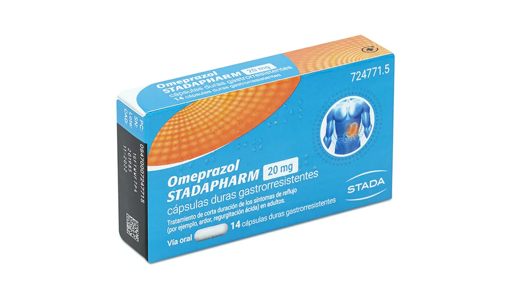 Omeprazolo Stadapharm 20 mg capsule rigide gastroresistenti capsula, dura gastrorresistente
