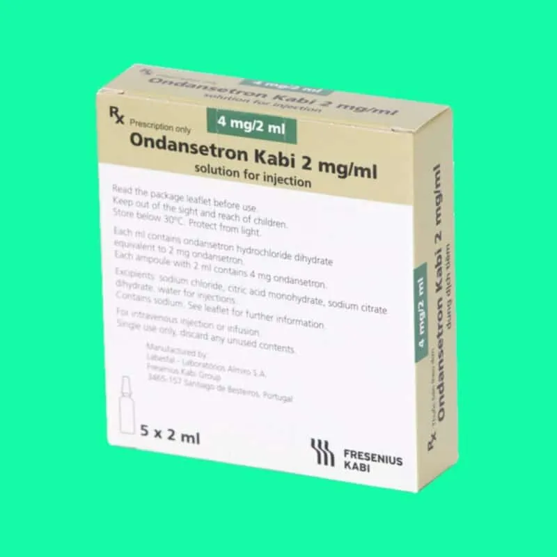 Ondansetron Fresenius Kabi 2 mg/ml solution for injection EFG solution for injection
