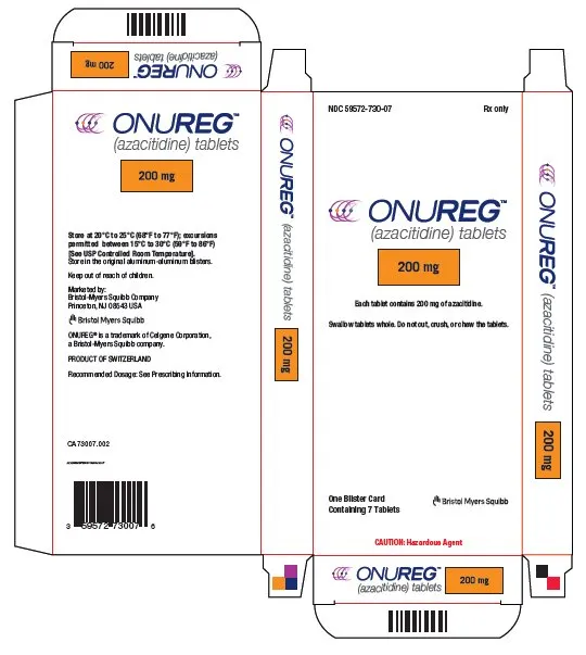Onureg 200 mg film-coated tablets tablets, film-coated