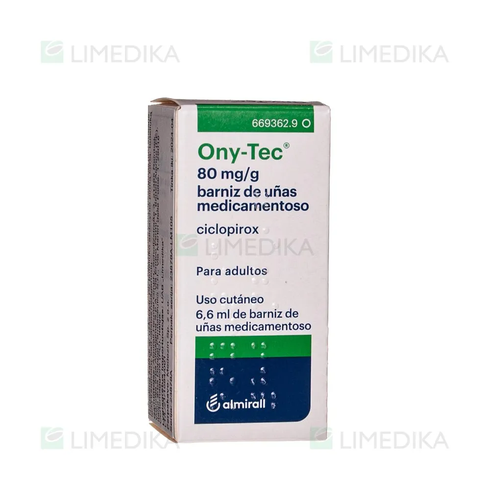 Ony-Tec 80 mg/g medicated nail lacquer nail polish, medicated