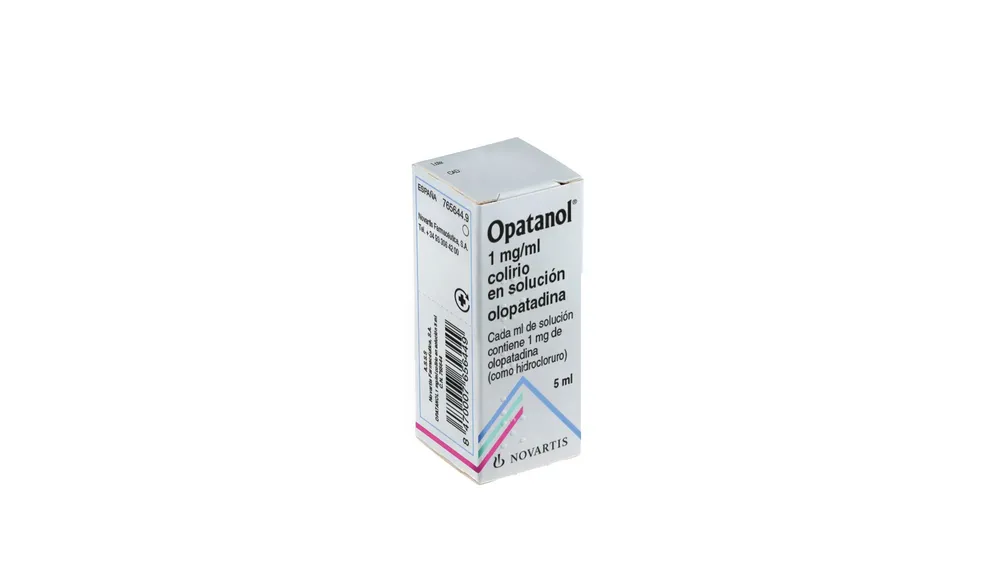 Opatanol 1 mg/ml eye drops solution solution, ophthalmic
