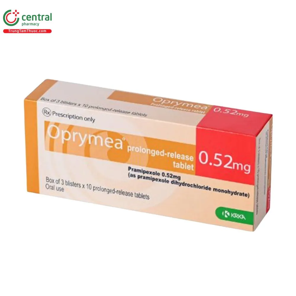 Oprymea 0.52 mg prolonged-release tablets EFG tablets, prolonged-release