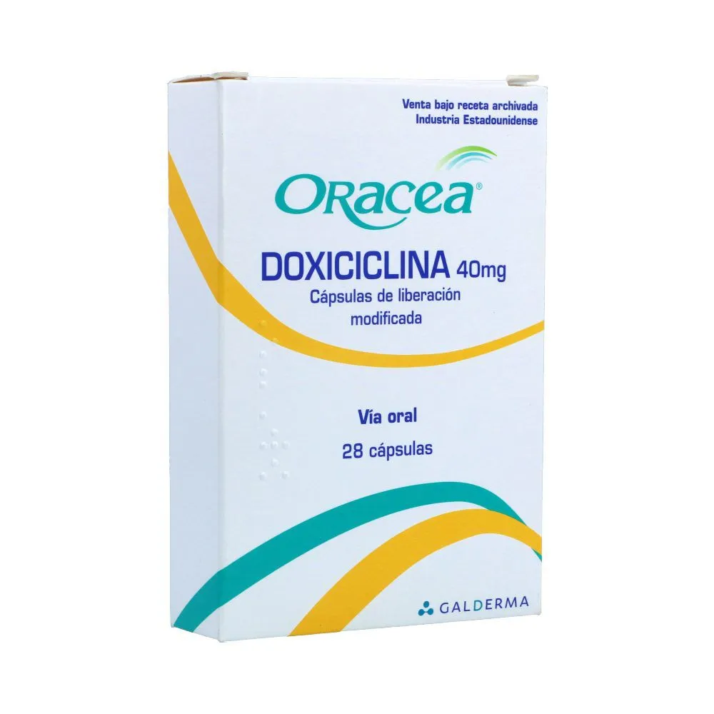 Oracea 40 mg capsule rigide a rilascio modificato capsule, rigide a rilascio modificato