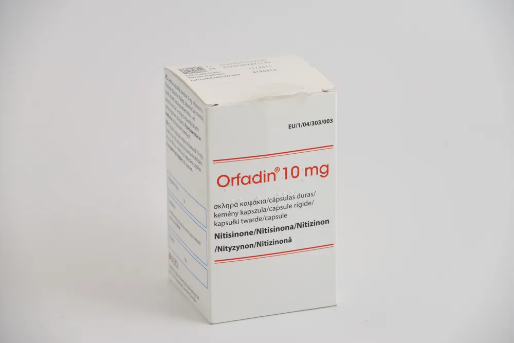 Orfadin 10 mg capsule rigide capsule, rigide