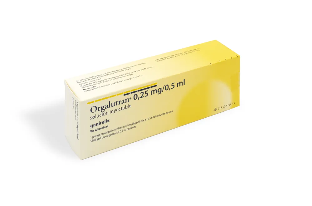Orgalutran 0.25 mg/0.5 ml solution for injection solution for injection in a pre-filled syringe