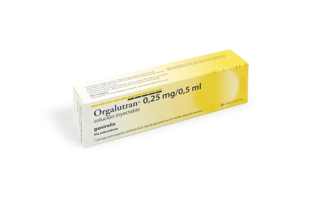 Orgalutran 0.25 mg/0.5 ml solution for injection solution for injection in a pre-filled syringe