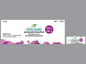 Оркамби 150 мг/188 мг гранулы в пакетике гранулы