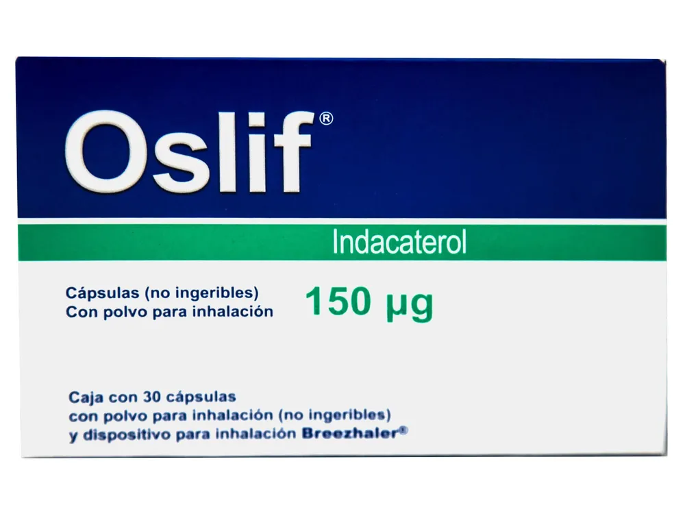 Oslif Breezhaler 150 micrograms powder for inhalation (hard capsule) powder for inhalation, hard capsule