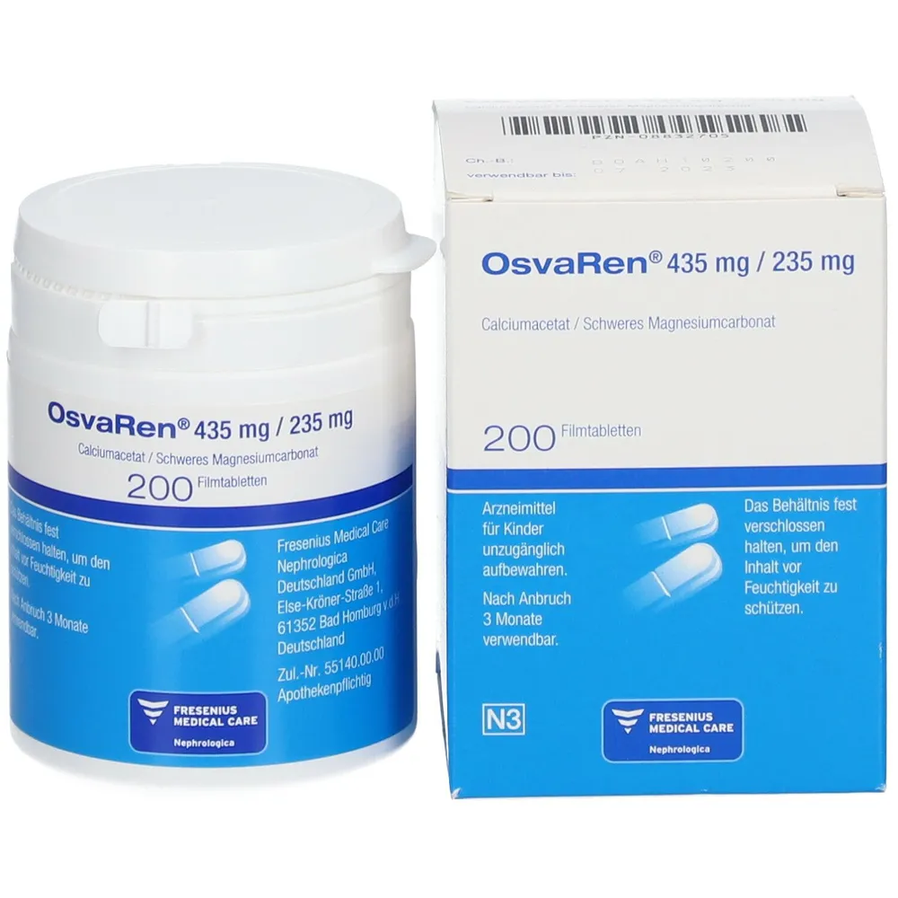 Osvaren 435 mg/235 mg compresse rivestite con film compresse, rivestite con film