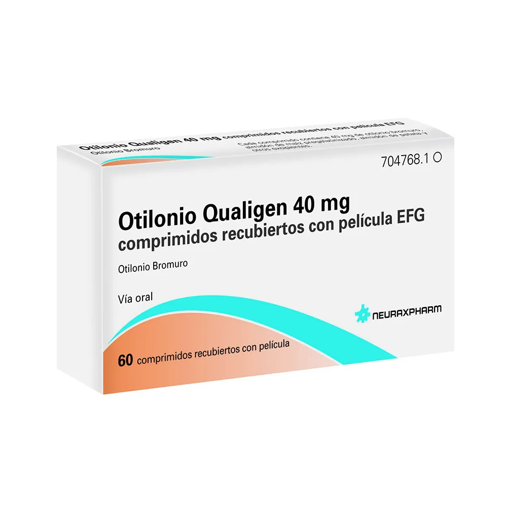 Otilonium Qualigen 40 mg film-coated tablets EFG tablets, film-coated