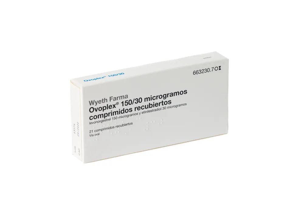 Ovoplex 0,15 mg/0,030 mg compresse rivestite compresse, rivestite con film