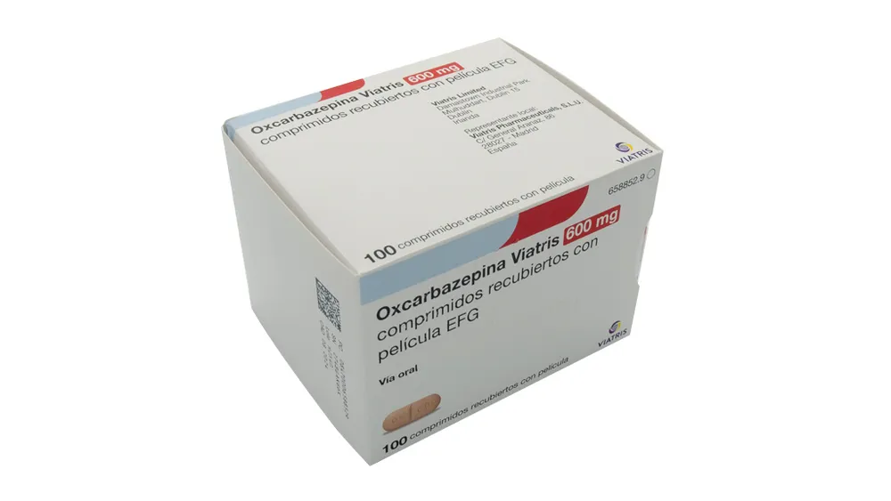 Oxcarbazepine Viatris 600 mg film-coated tablets EFG tablets, film-coated