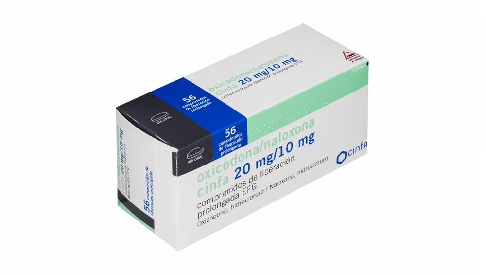 Oxycodone/naloxone CINFA 20 mg/10 mg prolonged-release tablets EFG tablets, prolonged-release