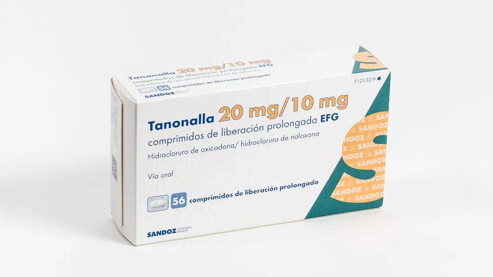 Oxycodone/naloxone Sandoz 20 mg/10 mg prolonged-release tablets EFG tablets, prolonged-release