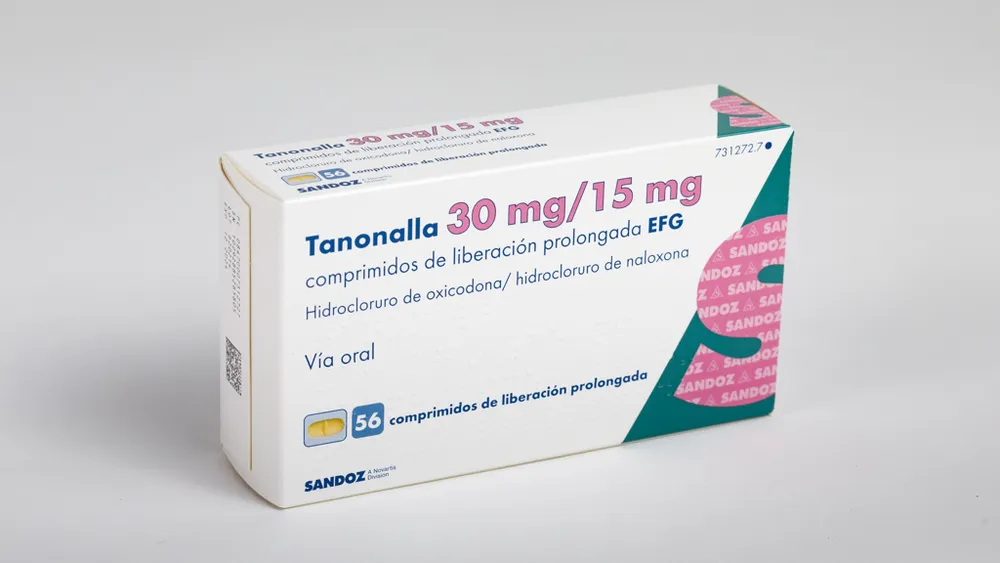 Oxycodone/naloxone Sandoz 30 mg/15 mg prolonged-release tablets EFG tablets, prolonged-release