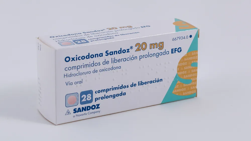 Oxicodone Sandoz 20 mg compresse a rilascio prolungato EFG compresse, a rilascio prolungato