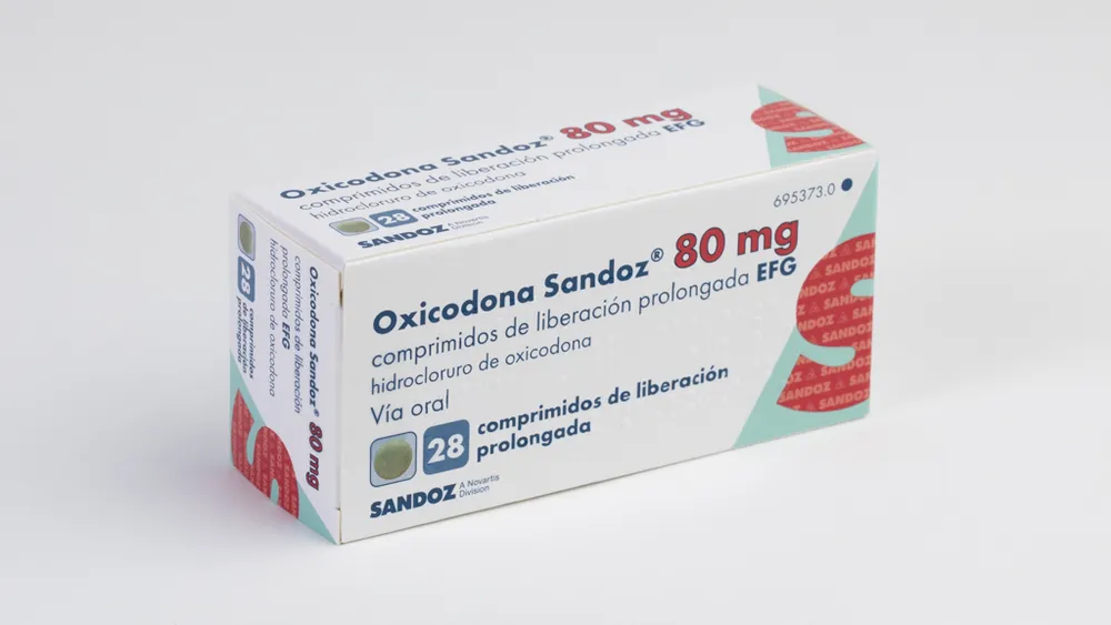 Oxicodone Sandoz 80 mg compresse a rilascio prolungato EFG compresse, a rilascio prolungato