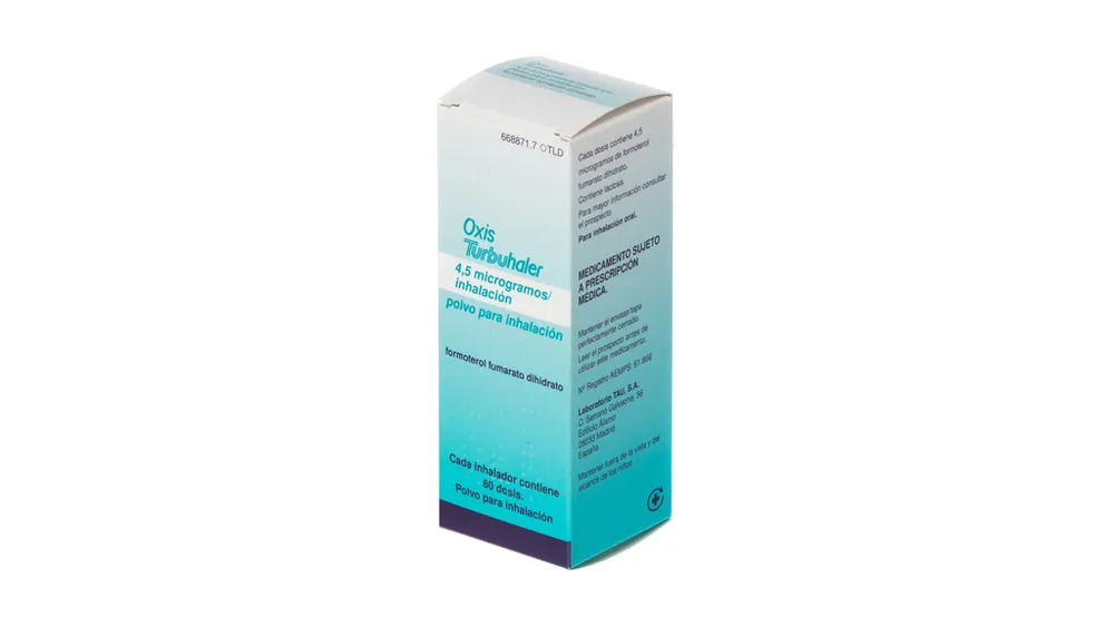 Oxis Turbuhaler 4.5 micrograms/inhalation powder for inhalation powder for inhalation