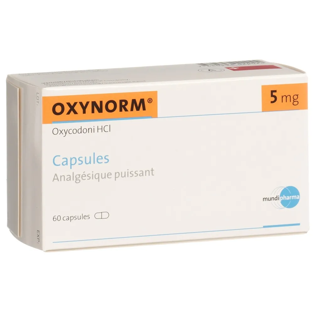 Oxynorm 5 mg capsule rigide capsule, rigide